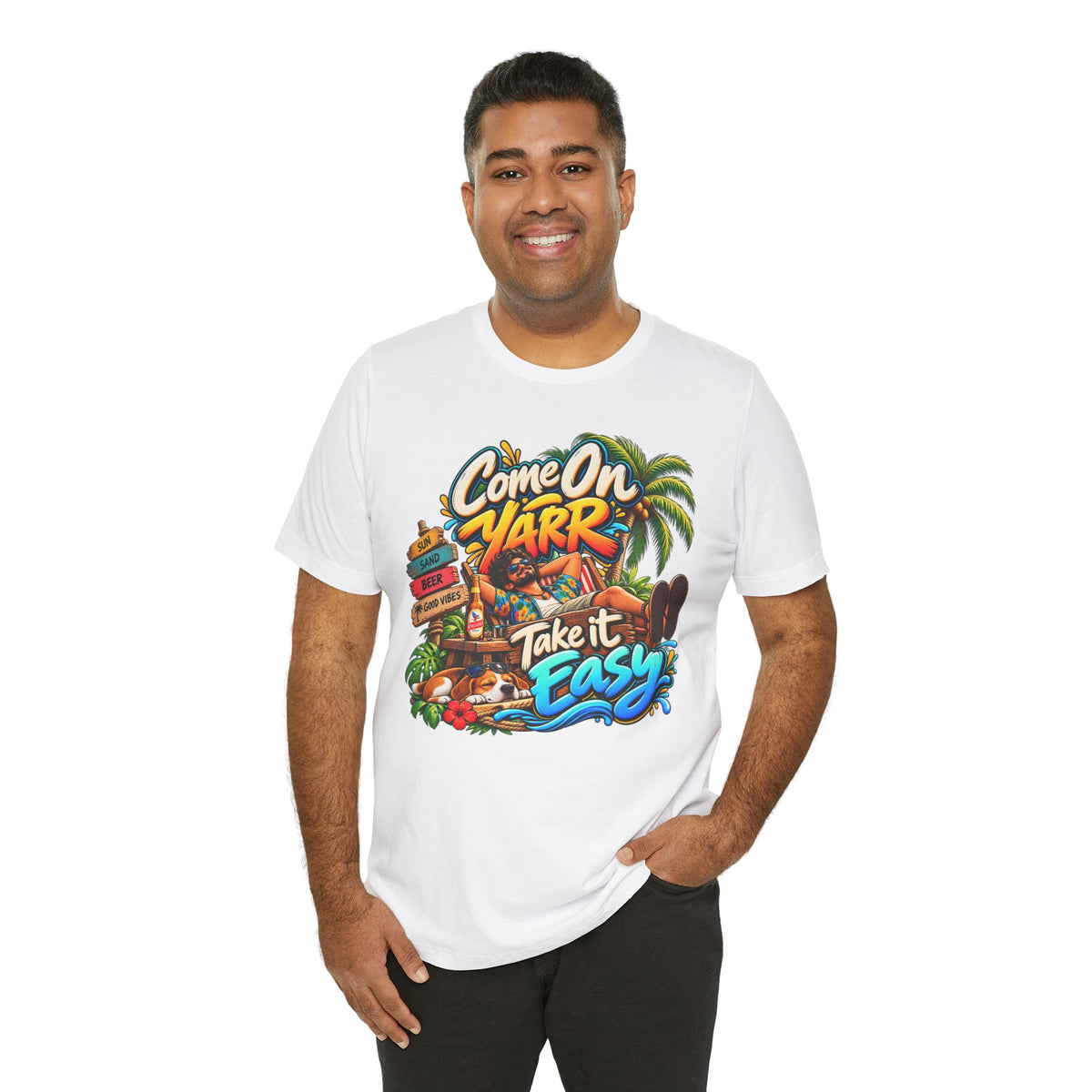 COME ON YARR / TAKE IT EASY Jersey T-Shirt