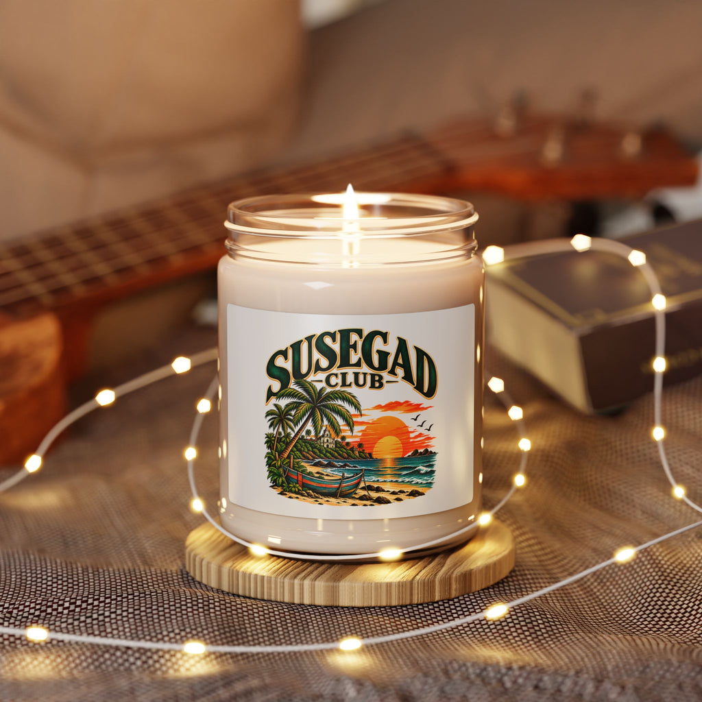 Soy Candle — 'Subgrad Club' Tropical Sunset Scented Candle, 9oz