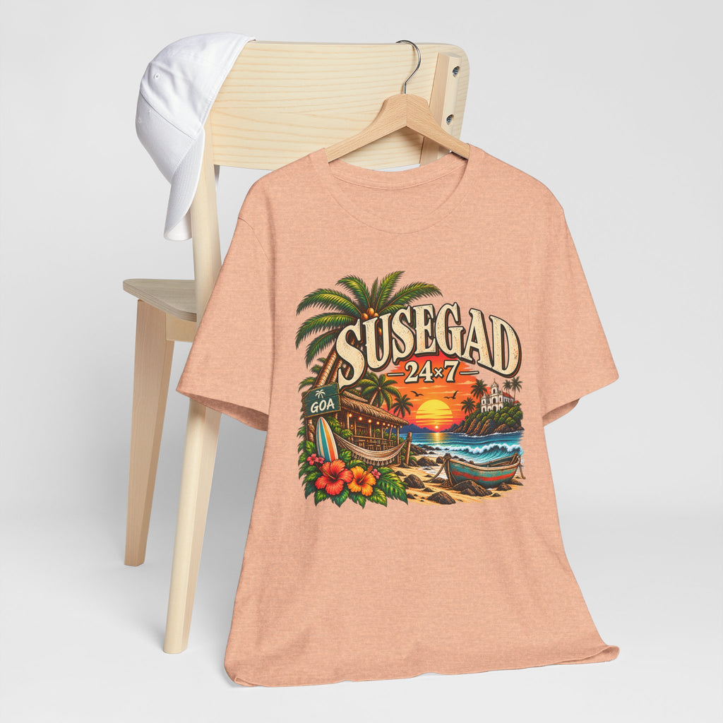 Susegad 24x7 Goa Sunset Jersey T-Shirt