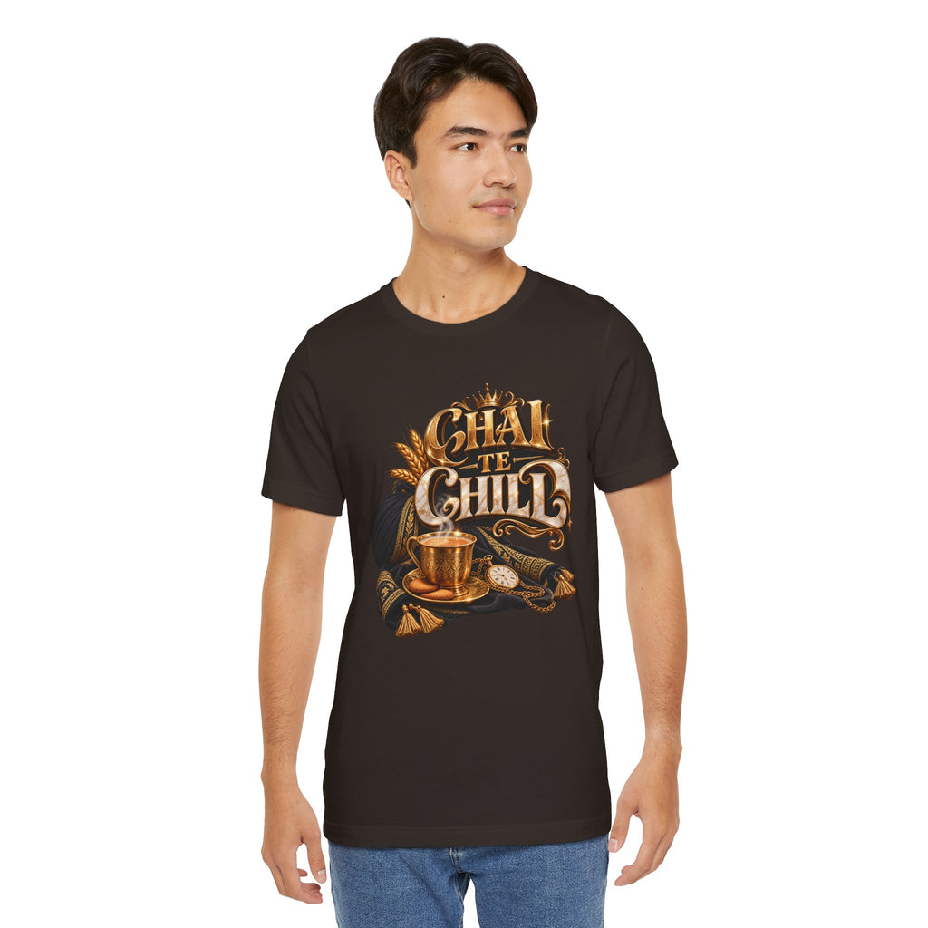 Chai Te Chilli T-Shirt — Vintage Indian Tea Design