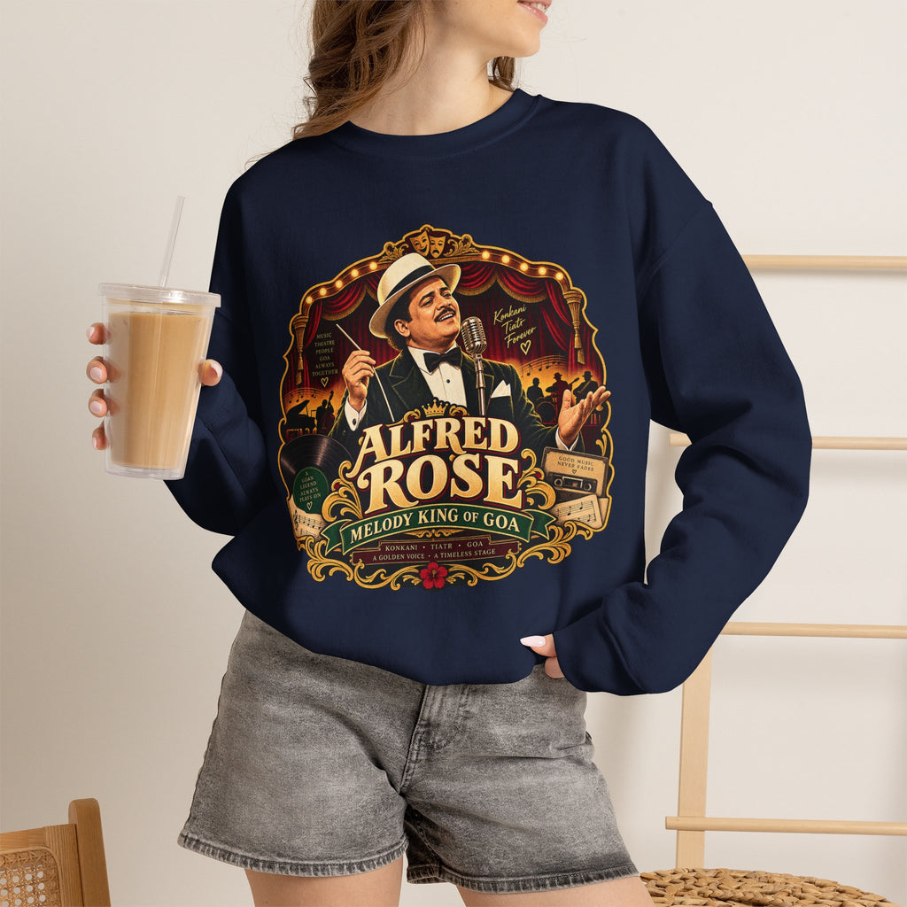 Alfred Rose Vintage Jazz Crewneck Sweatshirt