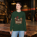 Nidar Courage Does Not Bow Graphic Sweatshirt