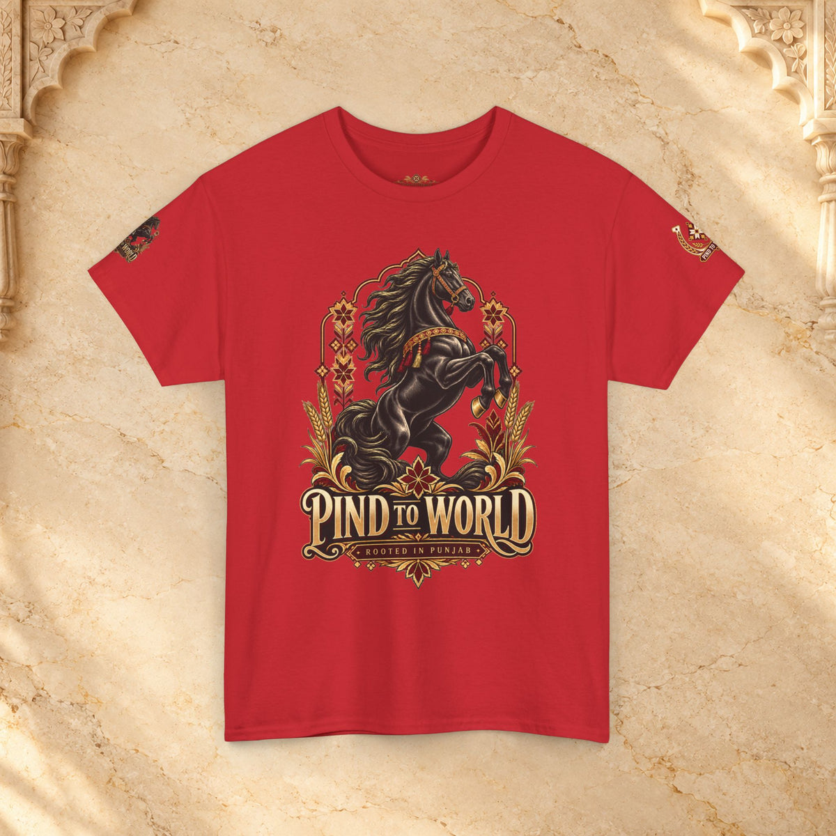 PIND TO WORLD Horse Graphic T-Shirt