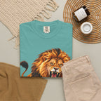 Roaring Lion Graphic T-Shirt — Bold Vintage Animal Tee