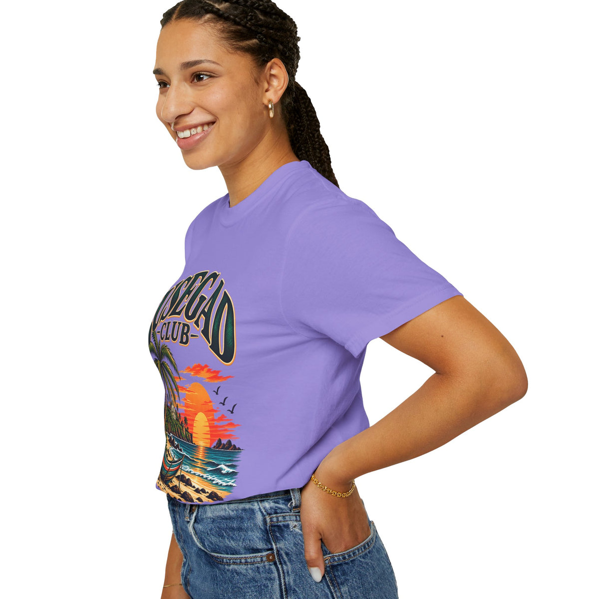 Susegad Club Sunset Beach Garment-Dyed T-Shirt