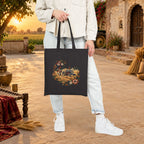 Bohemian Floral Mandala Canvas Tote Bag