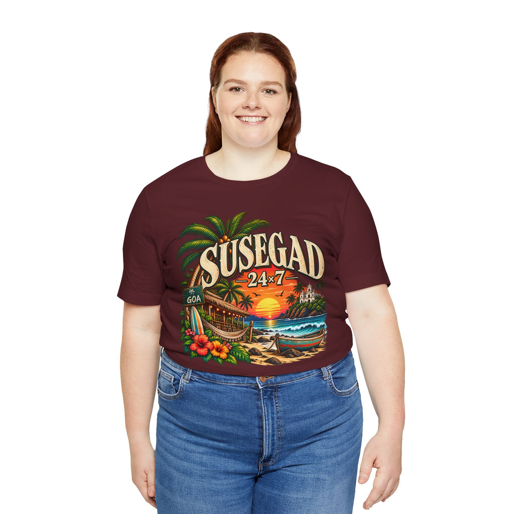 Susegad 24x7 Goa Sunset Jersey T-Shirt