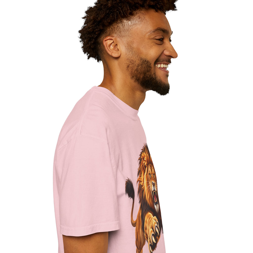 Roaring Lion Graphic T-Shirt — Bold Vintage Animal Tee