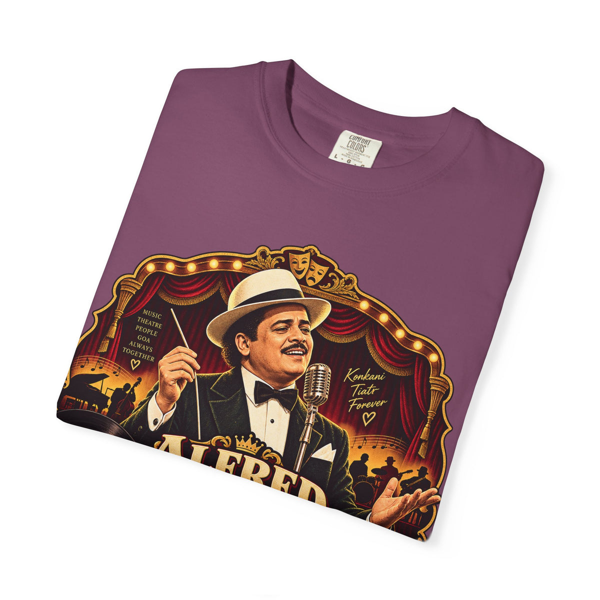 Alfred Rose Vintage Goan Music Graphic T-Shirt