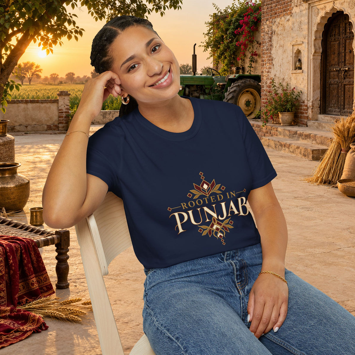 Rooted in Punjab The Root Heritage T-Shirt
