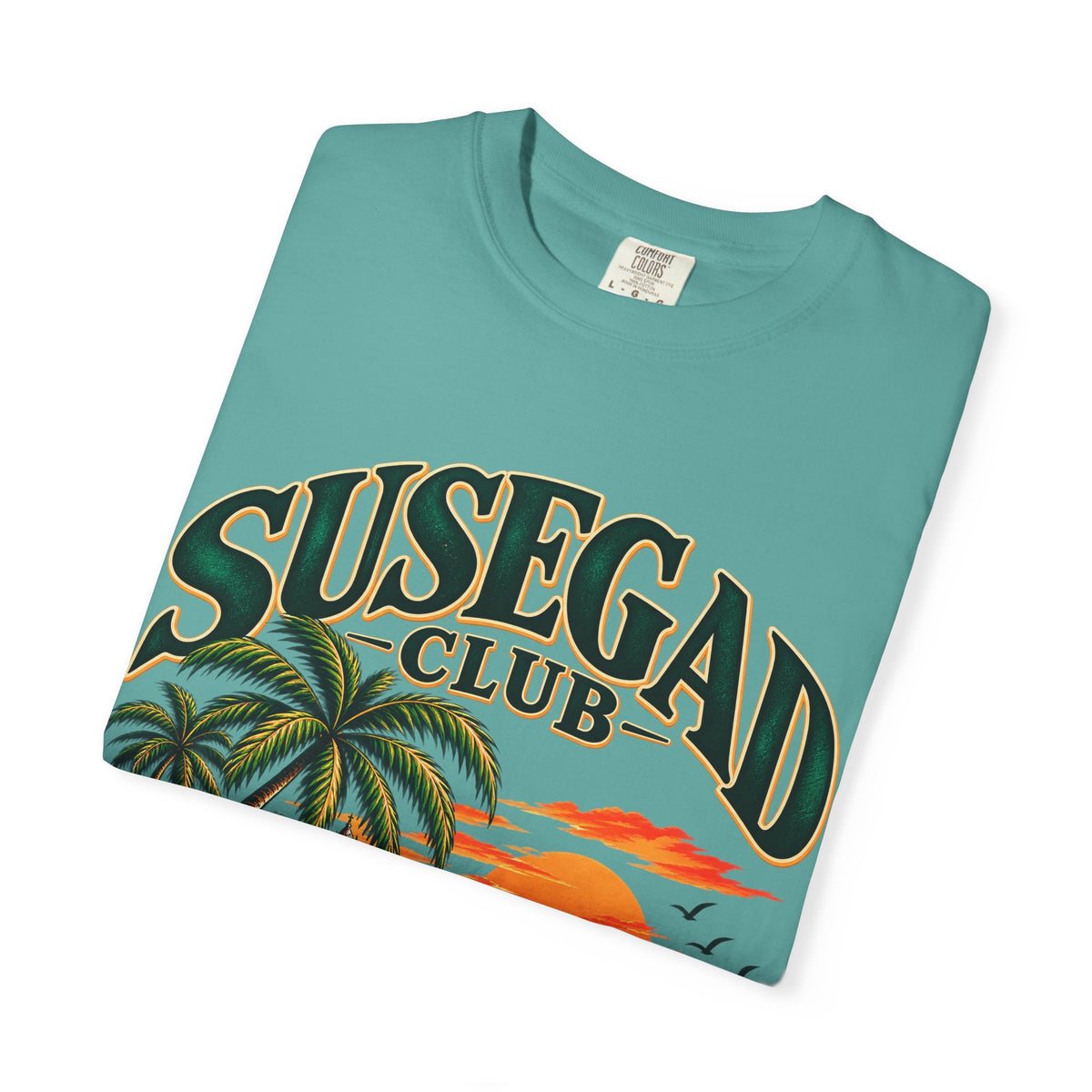 Susegad Club Sunset Beach Garment-Dyed T-Shirt