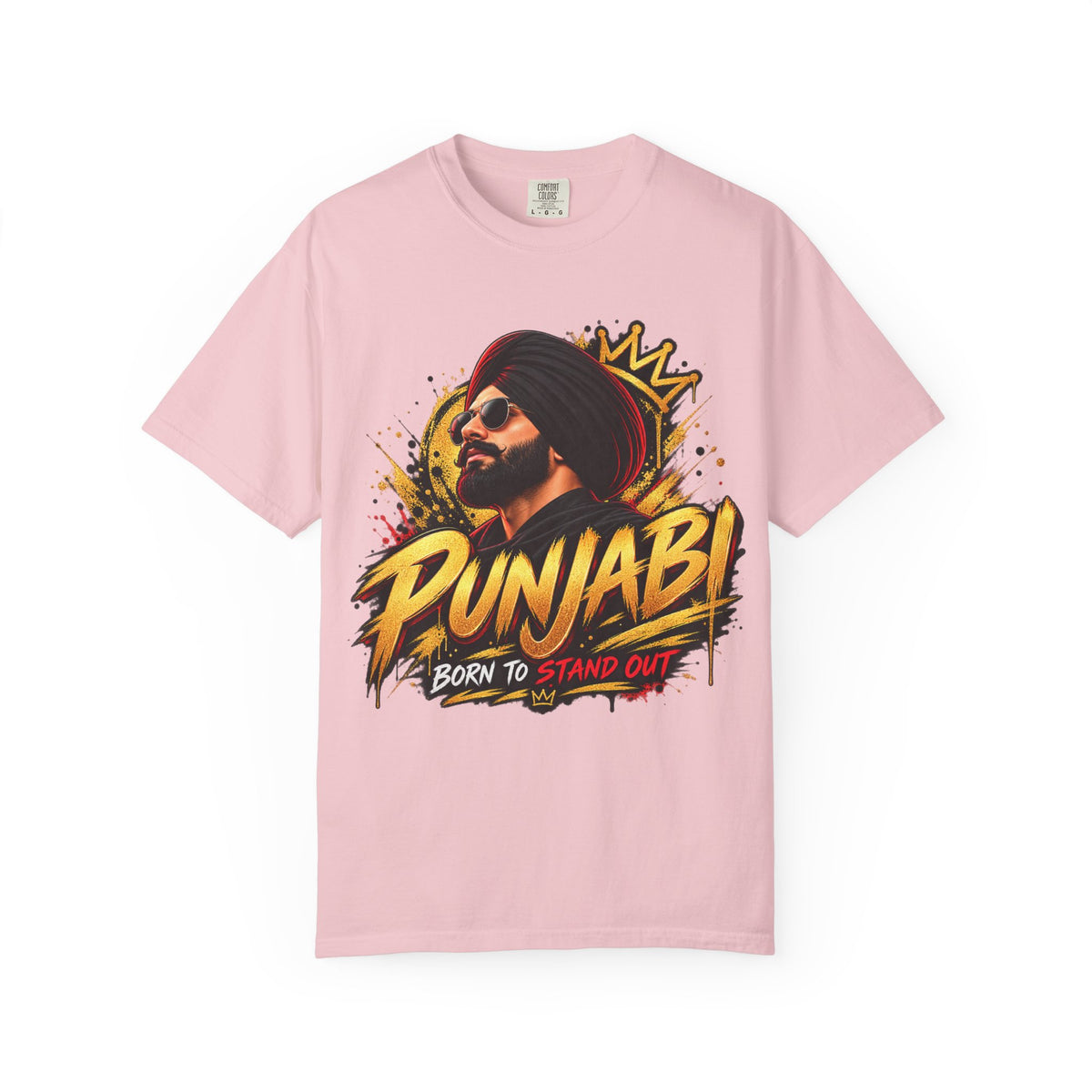Punjabi Born to Stand Out T-Shirt — Bold Punjabi Graphic Tee