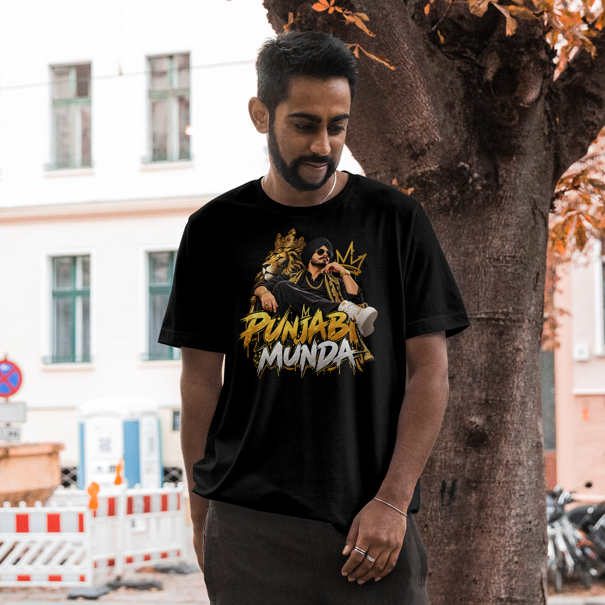 Punjab Munda Graphic T-Shirt | Punjabi Pride Tee