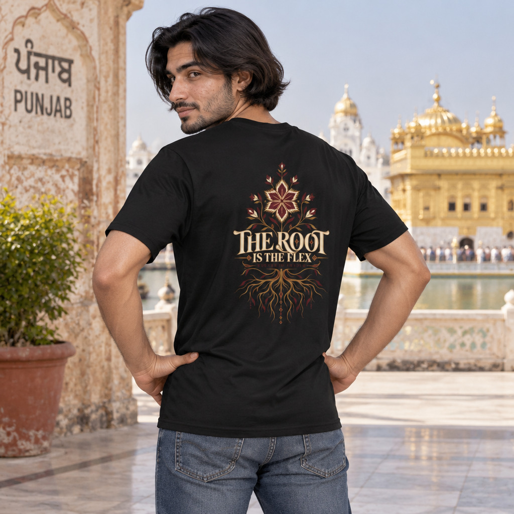 Main product photo of Rooted in Punjab The Root Heritage T-Shirt
