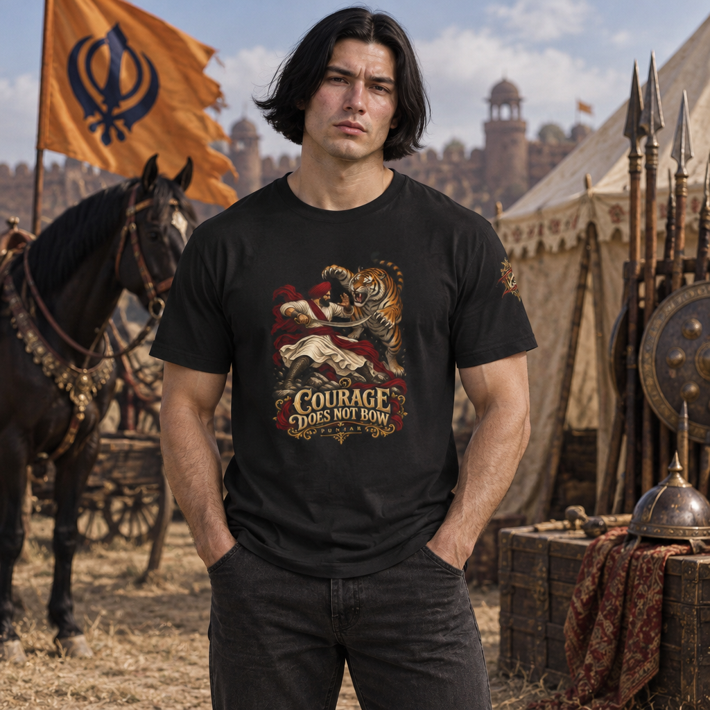 Main product photo of Nidar Viking Tiger Graphic T-Shirt