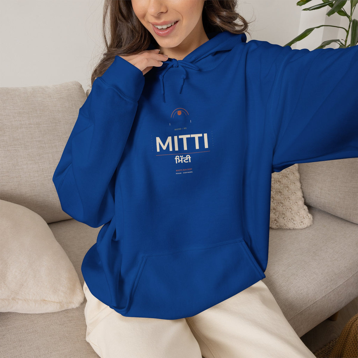Mitti Melts Hoodie | Punjabi Heritage Graphic Sweatshirt