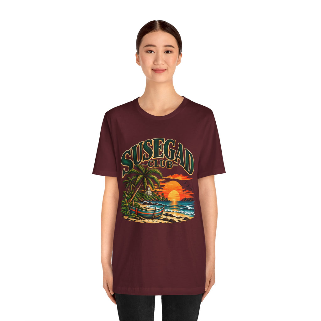 Susegad Club Sunset Beach Jersey T-Shirt