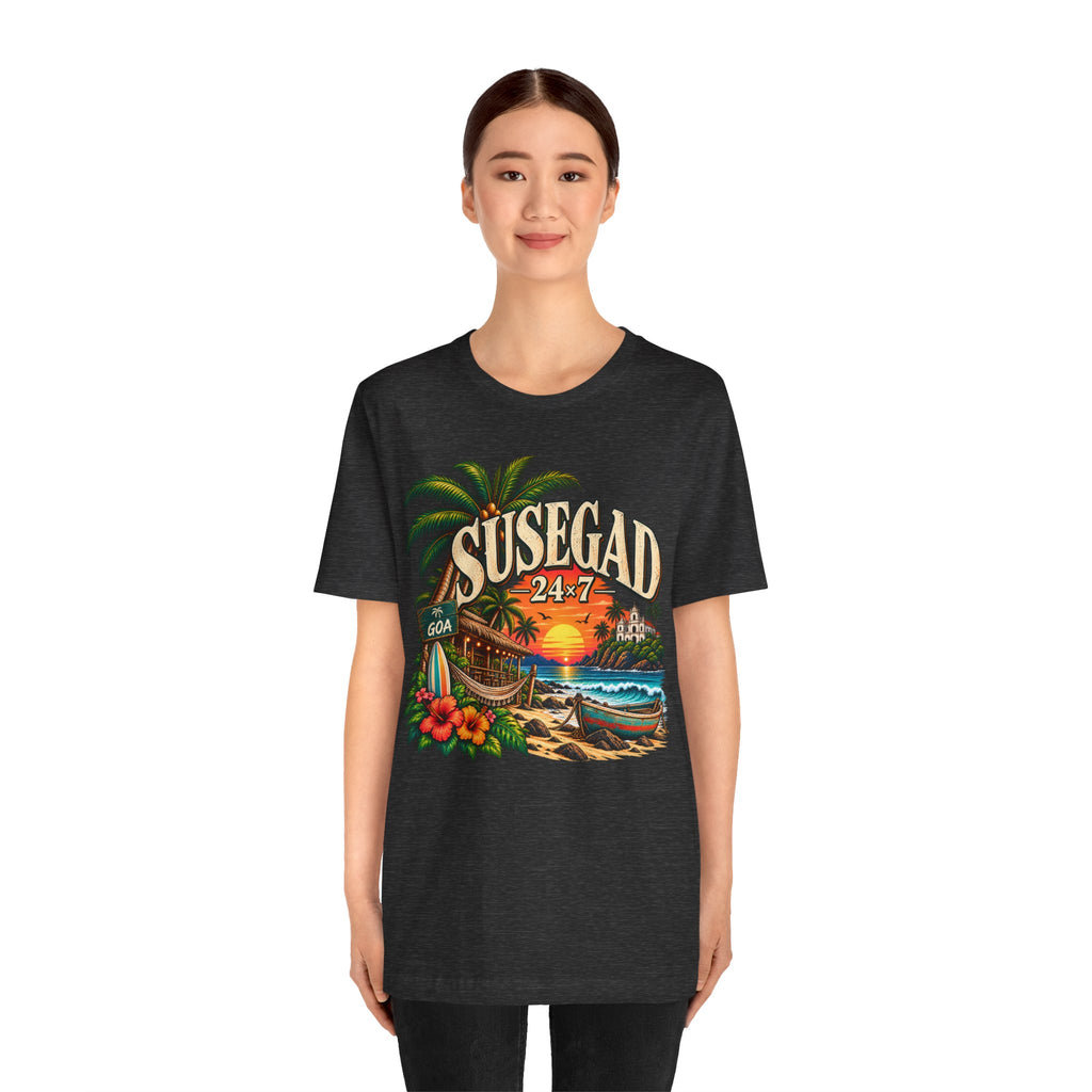 Susegad 24x7 Goa Sunset Jersey T-Shirt