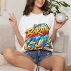 Born in Goa Graphic Tee | Garment-Dyed Cotton T-Shirt