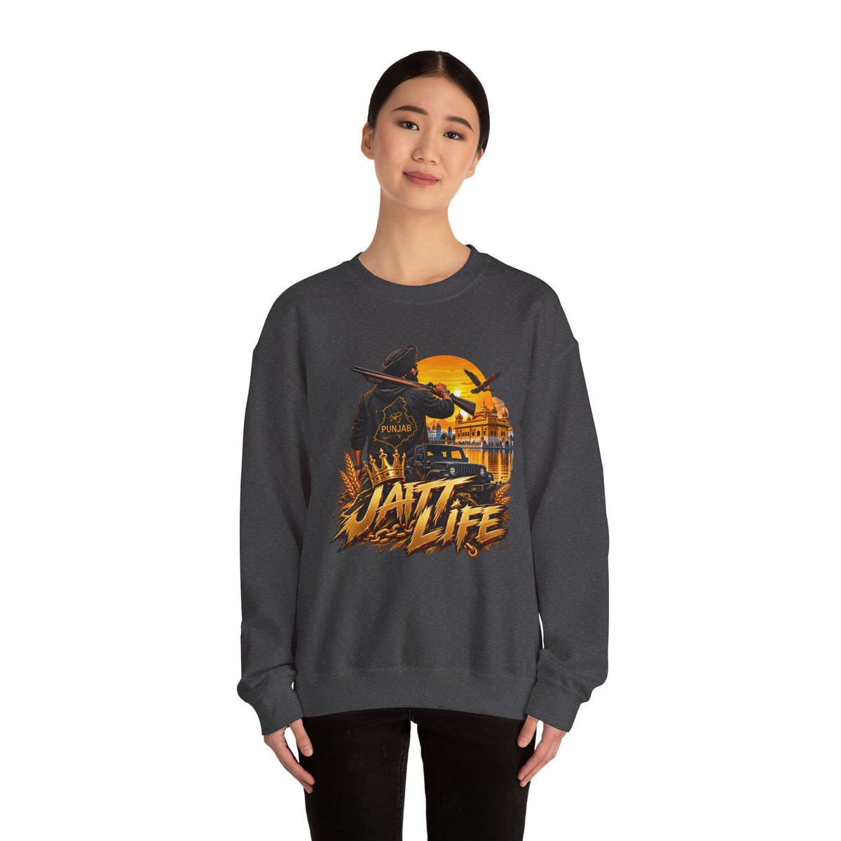 Jail Life Crewneck Sweatshirt – Retro Prison Escape Graphic Pullover