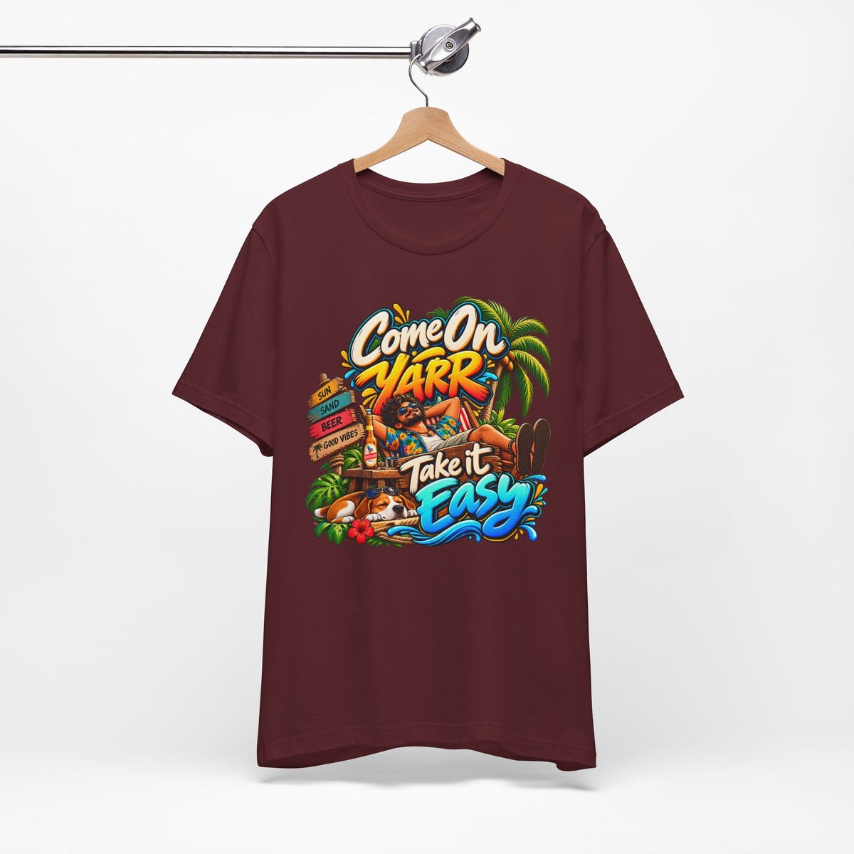 COME ON YARR / TAKE IT EASY Jersey T-Shirt