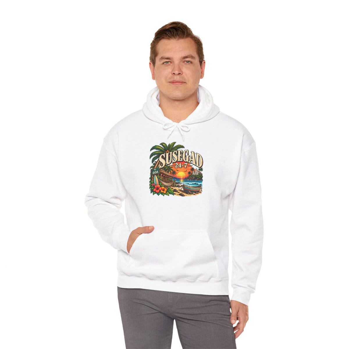 Susegad 24x7 Tropical Sunset Hoodie