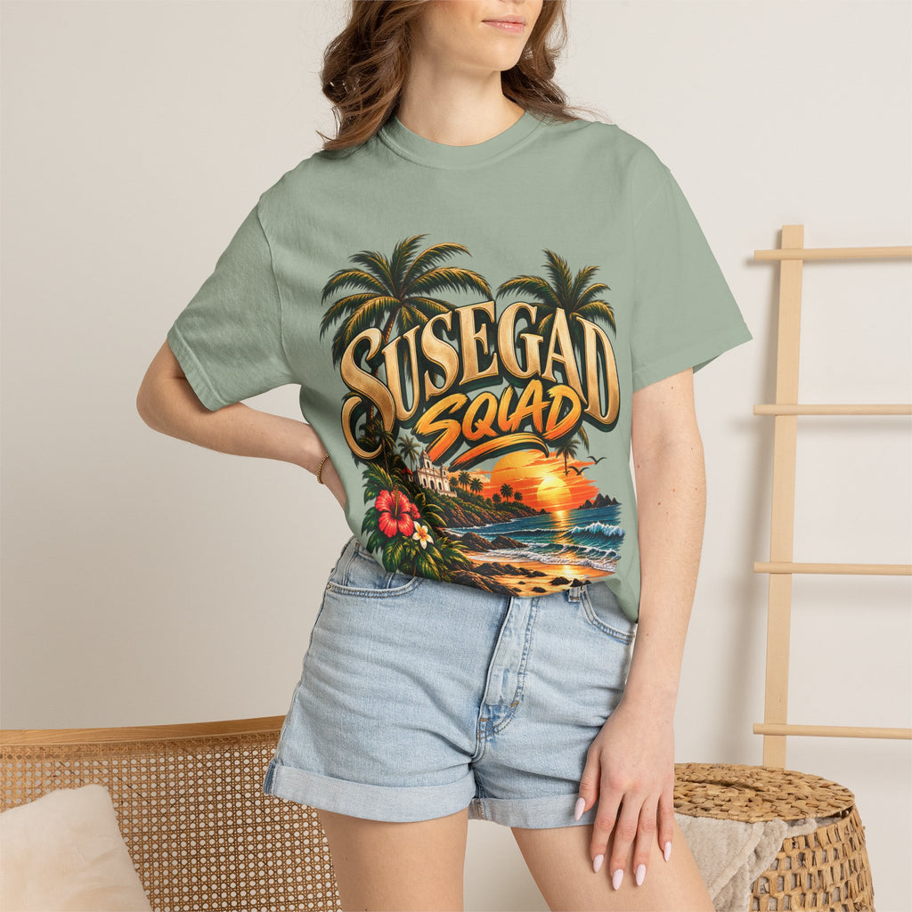 Susegad Squad Sunset Garment-Dyed T-Shirt