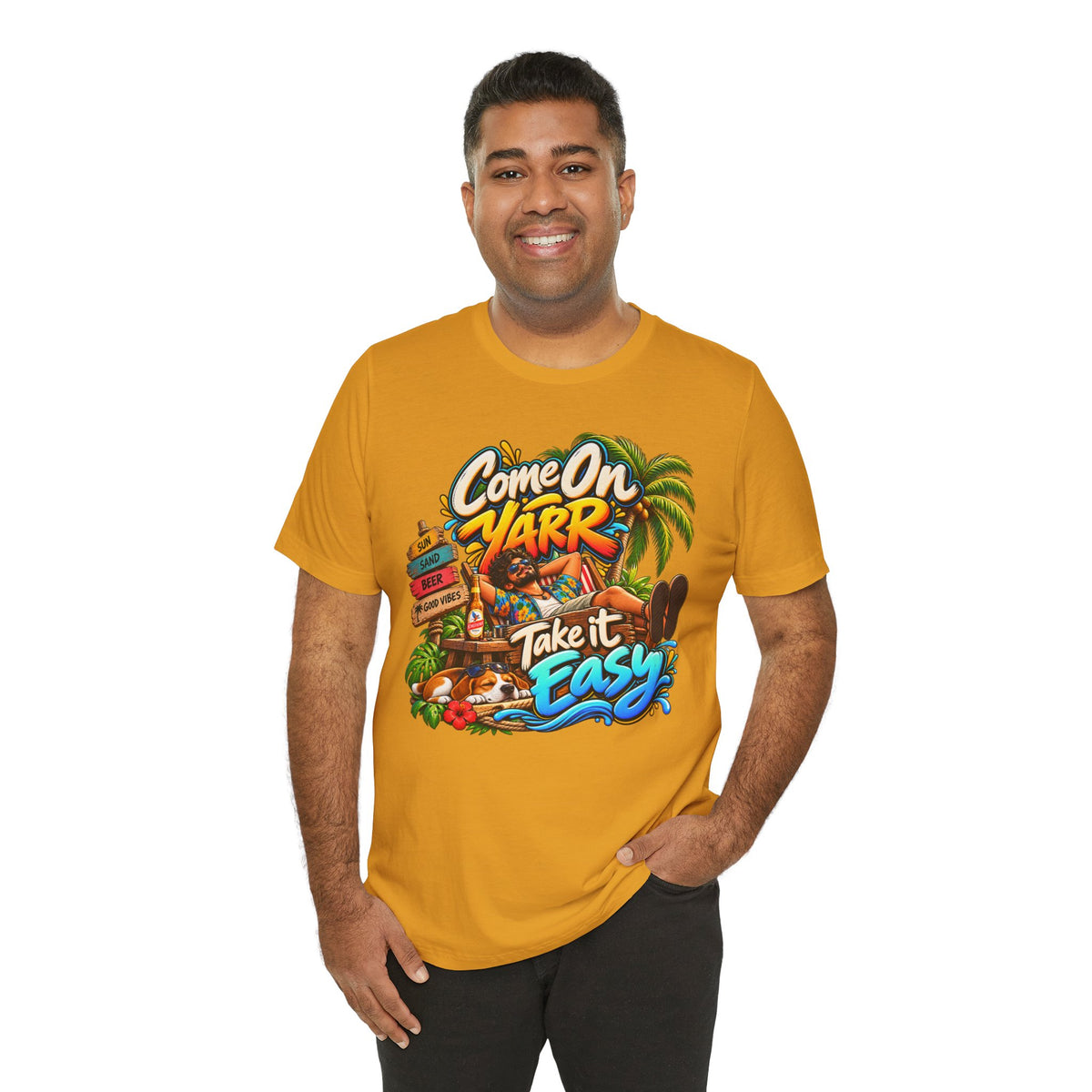 COME ON YARR / TAKE IT EASY Jersey T-Shirt
