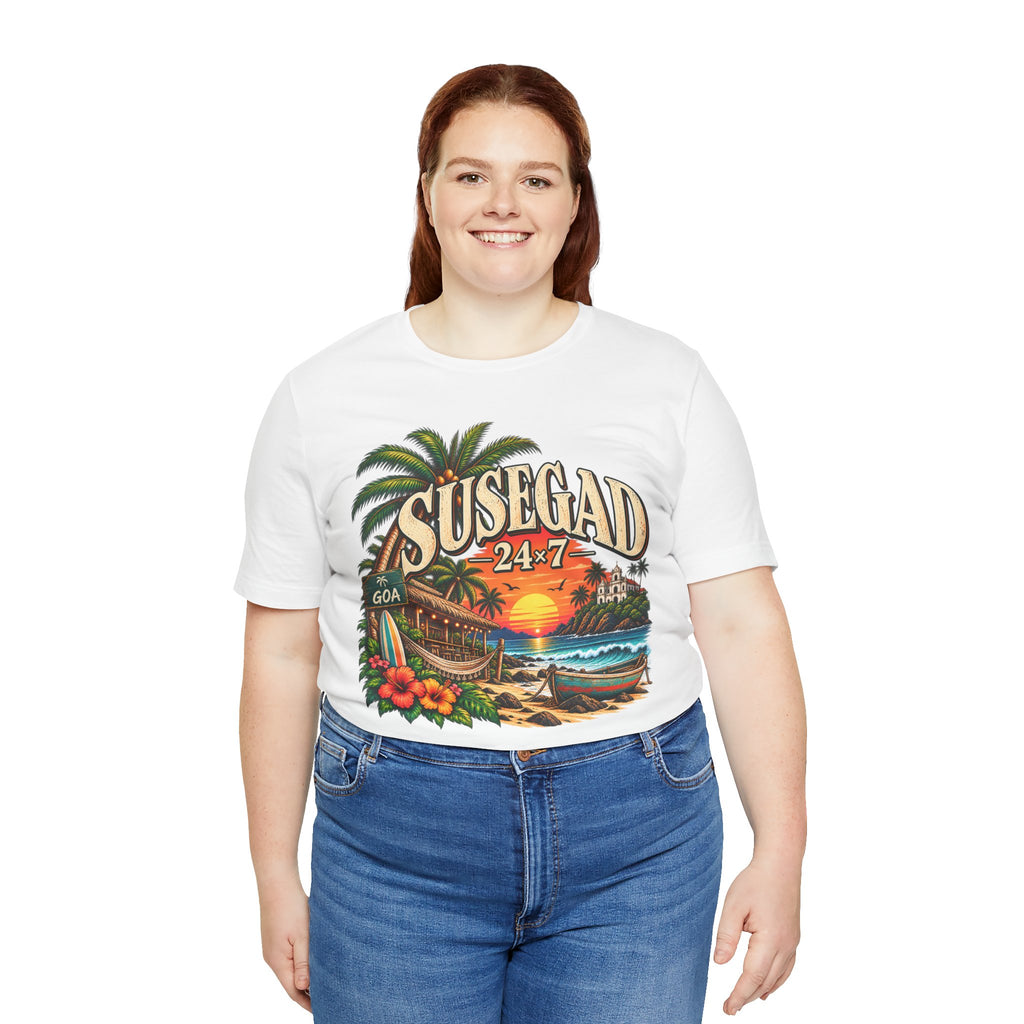 Susegad 24x7 Goa Sunset Jersey T-Shirt
