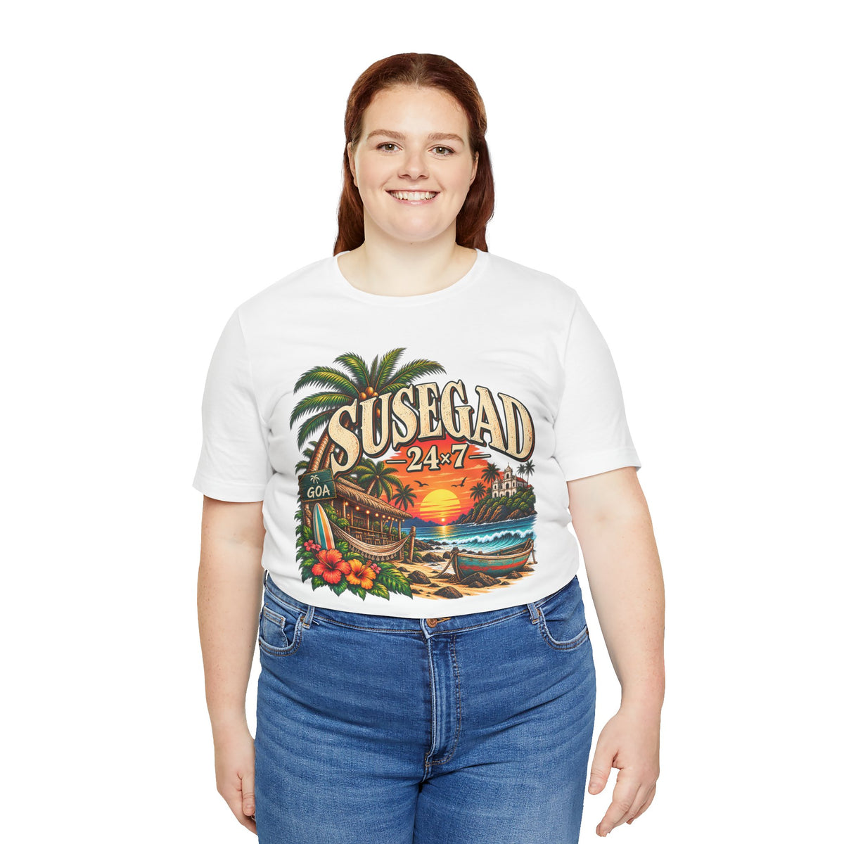 Susegad 24x7 Goa Sunset Jersey T-Shirt