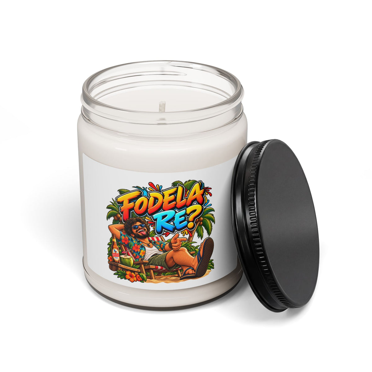 Fodela Re? 9oz Soy Candle | Goan Phrase