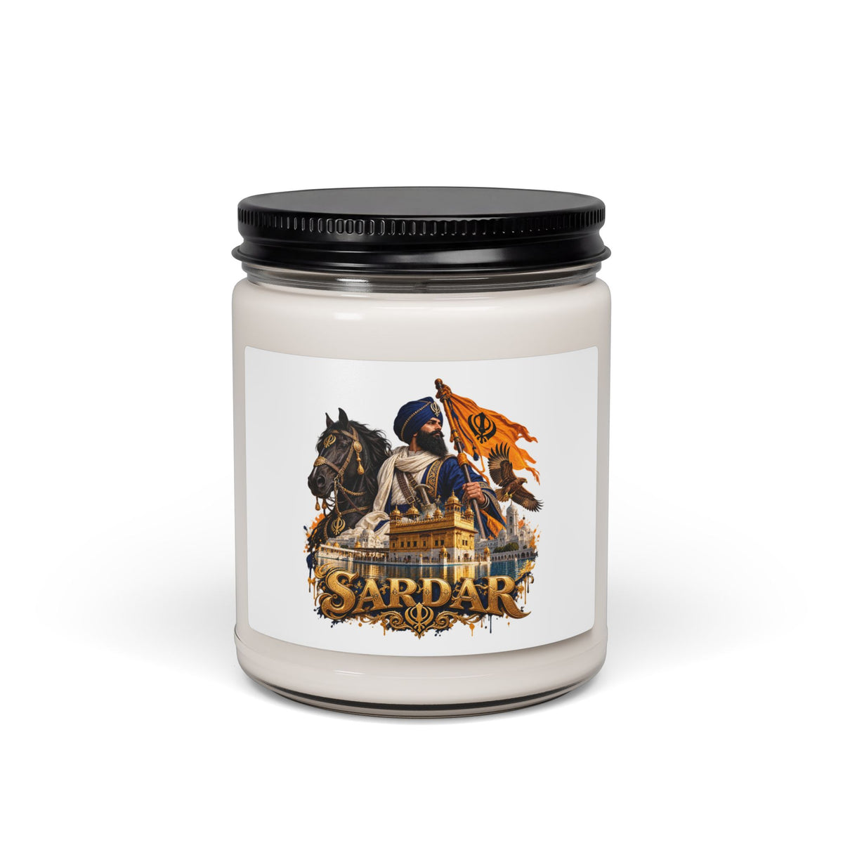 SARDAR Punjabi Pride Scented Soy Candle – 9oz — product image 4