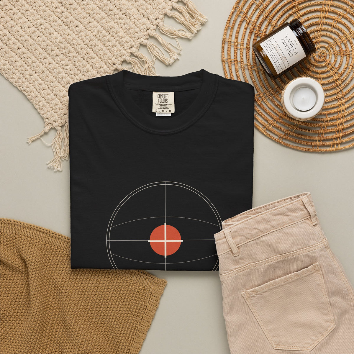 PIND. Punjabi Heritage Graphic T-Shirt | Garment-Dyed Tee