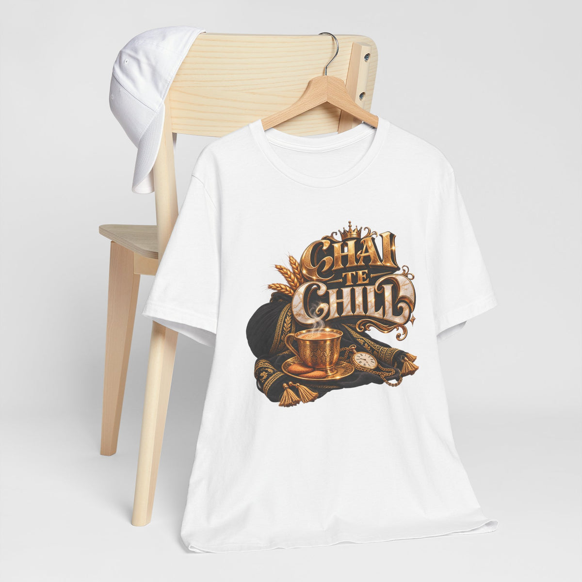 Chai Te Chilli T-Shirt — Vintage Indian Tea Design
