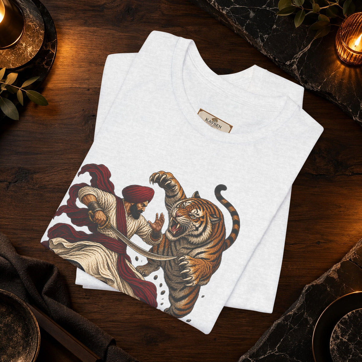 Nidar Viking Tiger Graphic T-Shirt
