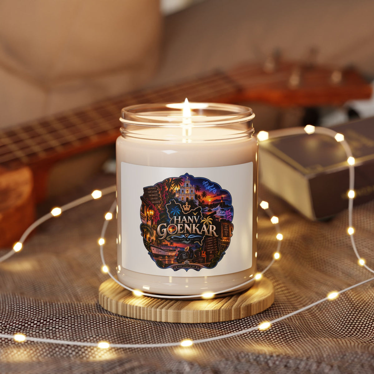 KHORO GOENKAR Scented Soy Candle, 9oz