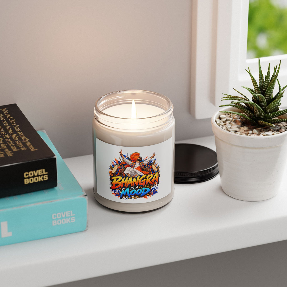 Bhangra Is a Mood 9oz Soy Candle | Punjabi Dance Art