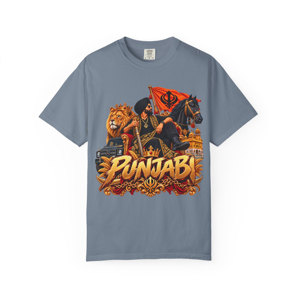 Punjabi Pride T-Shirt — Bold Nihang Warrior Design