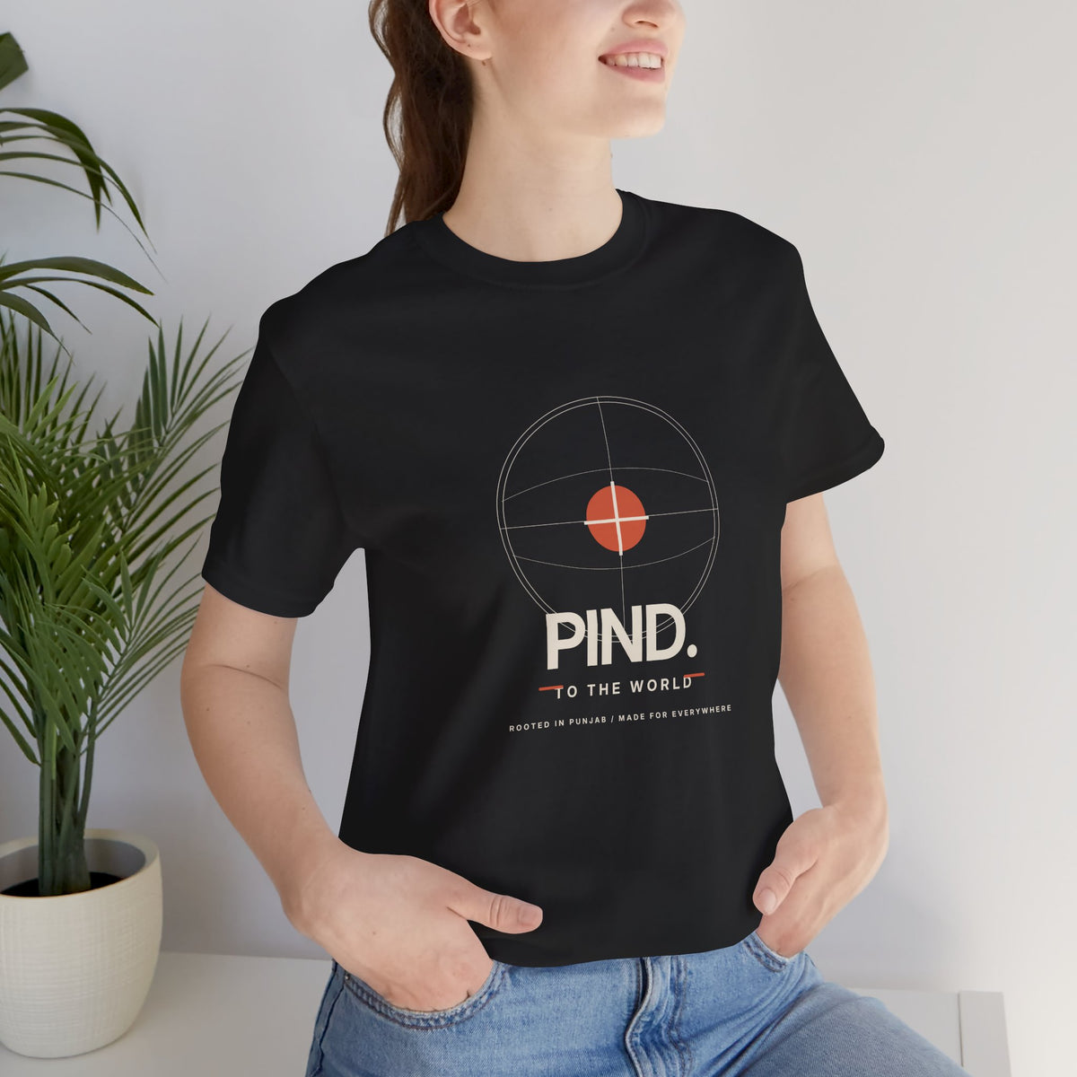PIND Minimalist Basketball Graphic T-Shirt
