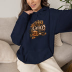 The Chill Coffee Graphic Hoodie | Autumn Leaves Pullover