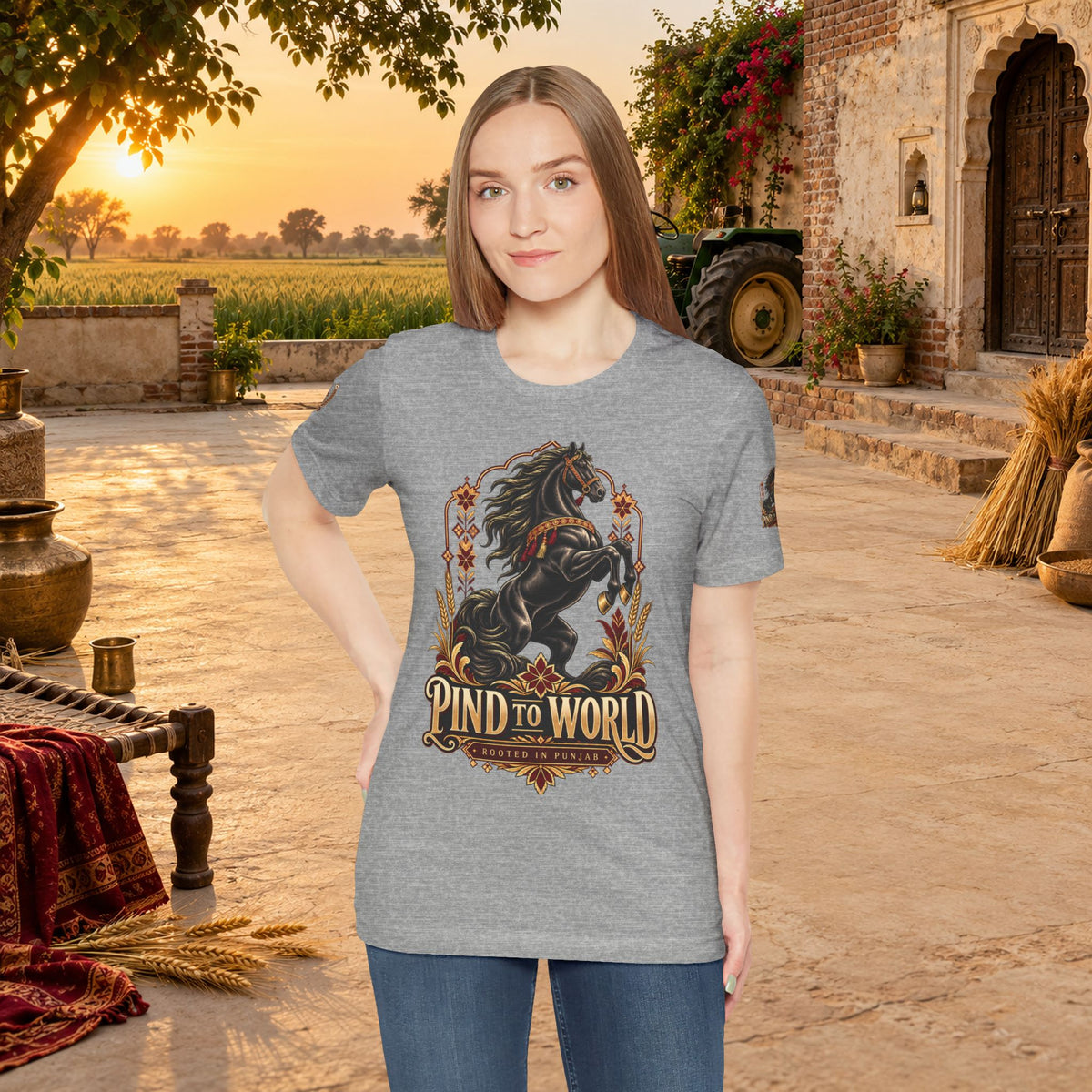 Pind to World Horse Graphic Tee
