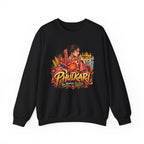 Phulkari-Inspired Floral Crewneck Sweatshirt | Punjabi Art