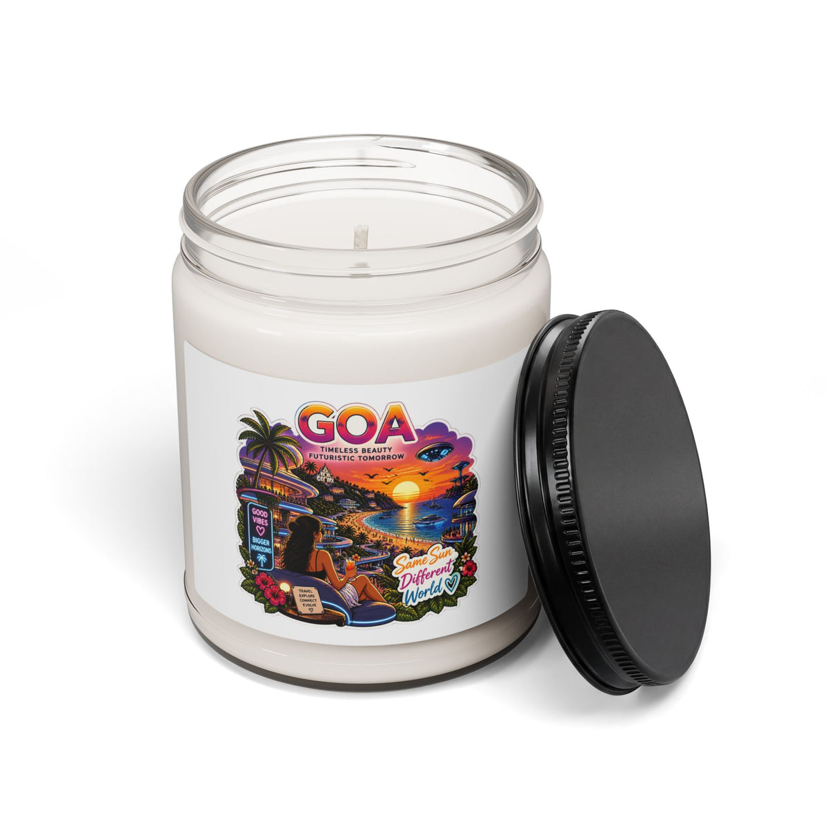 Thodde Bindas | Vintage Beach Sunset Goan Heritage 9oz Scented Soy Candle