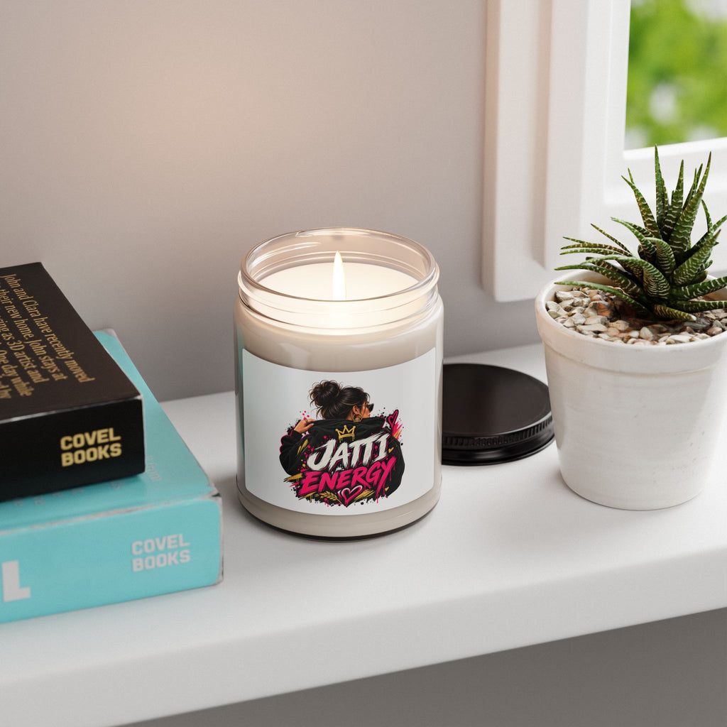 Jatti Energy 9oz Soy Candle | Punjabi Pride Graphic