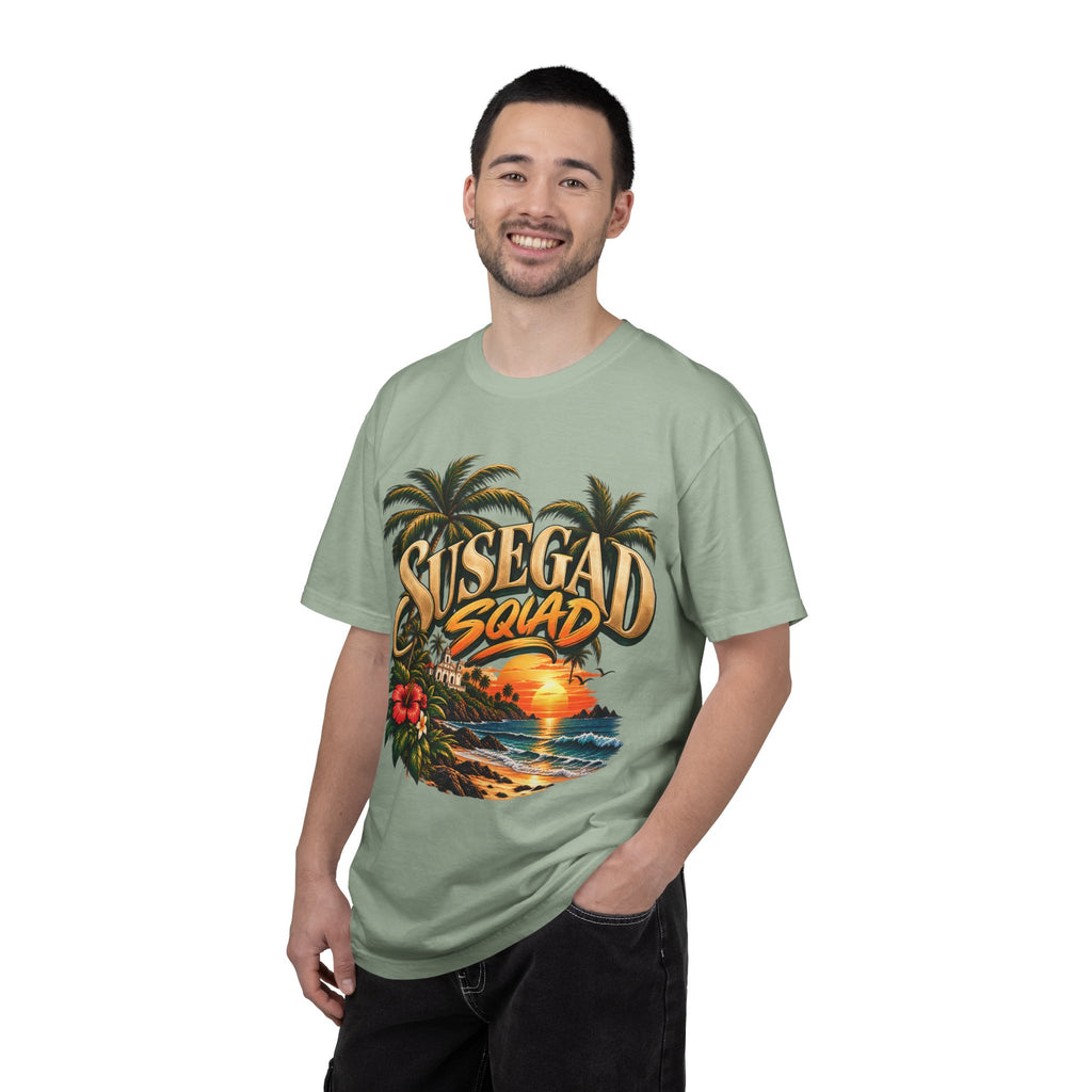 Susegad Squad Sunset Garment-Dyed T-Shirt