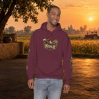 NIDAR Tiger and Bear Graphic Hoodie