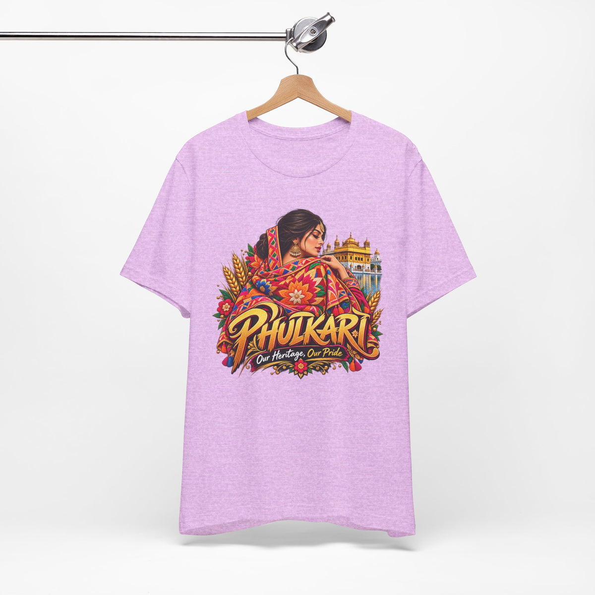 Phulkari Heritage Graphic T-Shirt | Punjabi Pride Tee