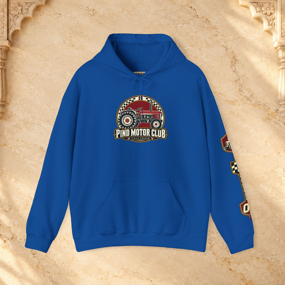 Pind Motor Club Vintage Tractor Hoodie