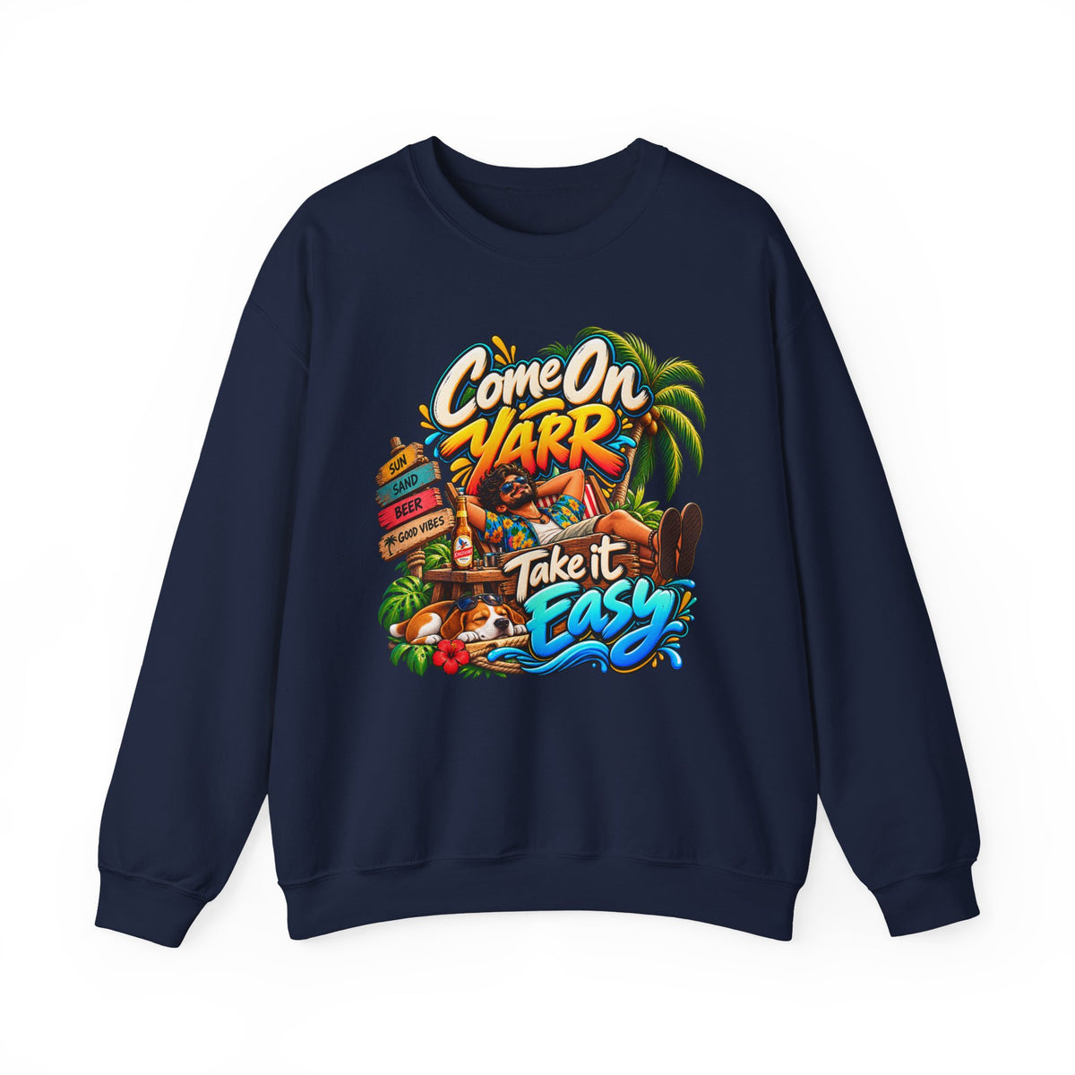 COME ON YARR / TAKE IT EASY Crewneck Sweatshirt — product image 5
