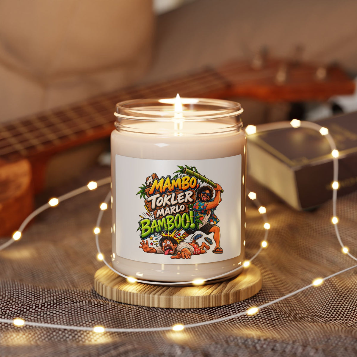 A Mambo, Tokler Marlo Bamboo! Goan Heritage 9oz Scented Soy Candle